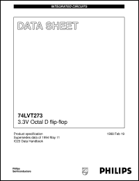 Click here to download 74LVT273D Datasheet