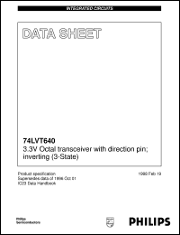 Click here to download 74LVT640DB Datasheet