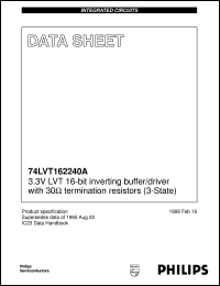 Click here to download 74LVT162240 Datasheet