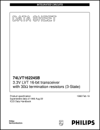 Click here to download 74LVT162245BDL Datasheet