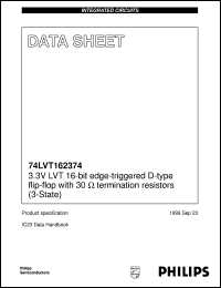 Click here to download 74LVT162374 Datasheet