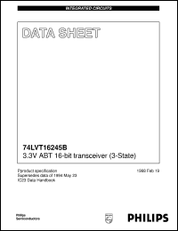 Click here to download 74LVT16245B-1 Datasheet