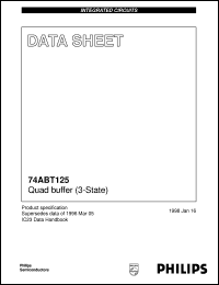 Click here to download 74ABT125DB Datasheet