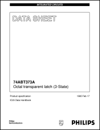 Click here to download 74ABT373ADB Datasheet