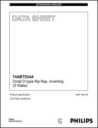 Click here to download 74ABT534 Datasheet