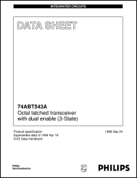 Click here to download 74ABT543ADB Datasheet