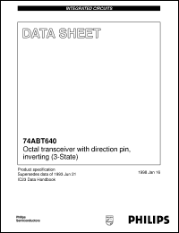 Click here to download 74ABT640D Datasheet