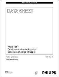 Click here to download 74ABT657PW Datasheet
