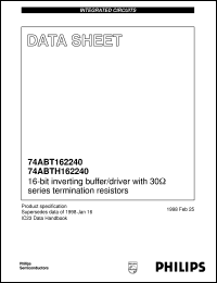 Click here to download 74ABT162240DL Datasheet