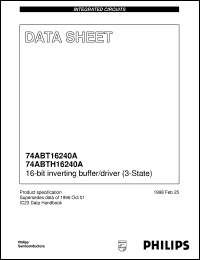 Click here to download 74ABT16240 Datasheet