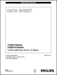 Click here to download 74ABT16244ADL Datasheet