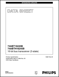Click here to download 74ABT16245 Datasheet