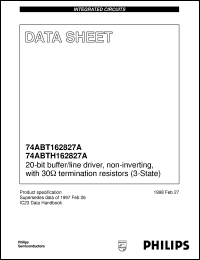 Click here to download 74ABT162827 Datasheet