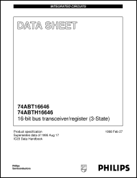 Click here to download 74ABT16646DL Datasheet