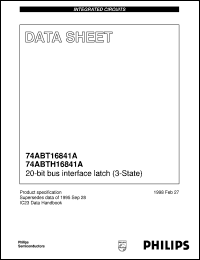 Click here to download 74ABTH16841ADGG Datasheet