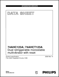 Click here to download 74AHCT123A Datasheet