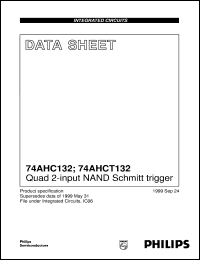 Click here to download 74AHCT132 Datasheet