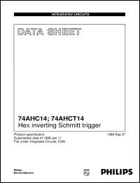 Click here to download 74AHC14 Datasheet
