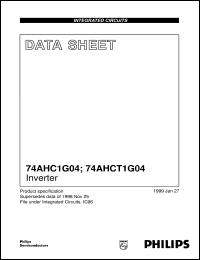 Click here to download 74AHC1G04 Datasheet