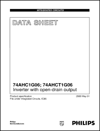 Click here to download 74AHC1G06 Datasheet
