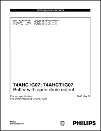 Click here to download 74AHC1G07 Datasheet