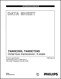 Click here to download 74AHC245PW Datasheet