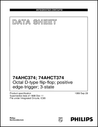 Click here to download 74AHCT374D Datasheet