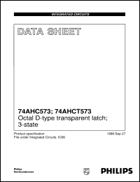 Click here to download 74AHCT573 Datasheet