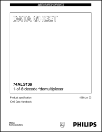 Click here to download N74ALS138N Datasheet