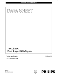 Click here to download N74ALS20 Datasheet
