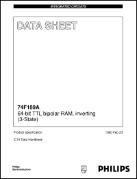 Click here to download N74F189 Datasheet