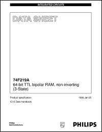 Click here to download N74F219AD Datasheet