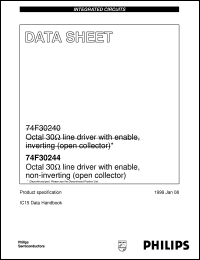 Click here to download N74F30244F Datasheet
