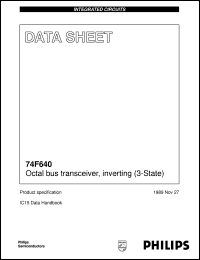 Click here to download N74F640 Datasheet