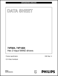Click here to download N74F1804D Datasheet