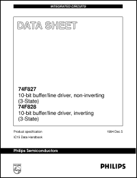 Click here to download N74F827D Datasheet