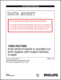 Click here to download 74HC595PW Datasheet
