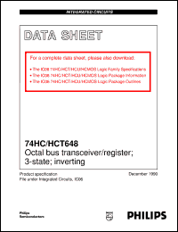 Click here to download 74HCT648U Datasheet