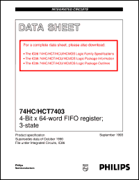 Click here to download 74HCT7403D Datasheet