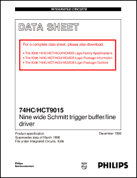Click here to download 74HC9015PW Datasheet