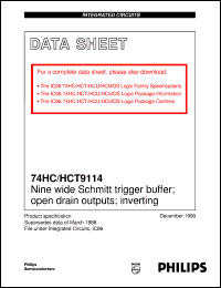 Click here to download 74HCT9114U Datasheet
