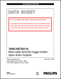 Click here to download 74HC9115D Datasheet