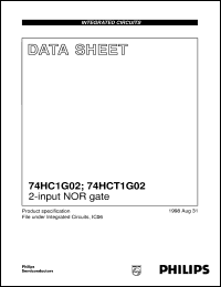 Click here to download 74HC1G02 Datasheet