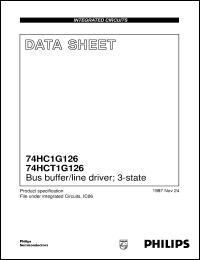 Click here to download 74HC1G126GW Datasheet