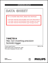 Click here to download 74HC7014 Datasheet