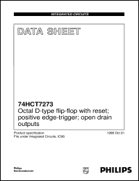 Click here to download 74HCT7273 Datasheet