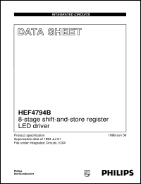 Click here to download HEF4794BP Datasheet