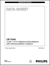 Click here to download CBT16292 Datasheet
