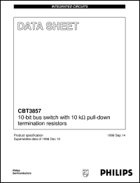 Click here to download CBT3857 Datasheet