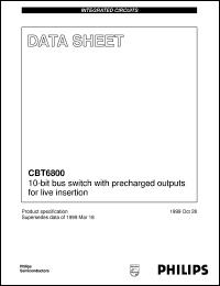 Click here to download CBT6800 Datasheet